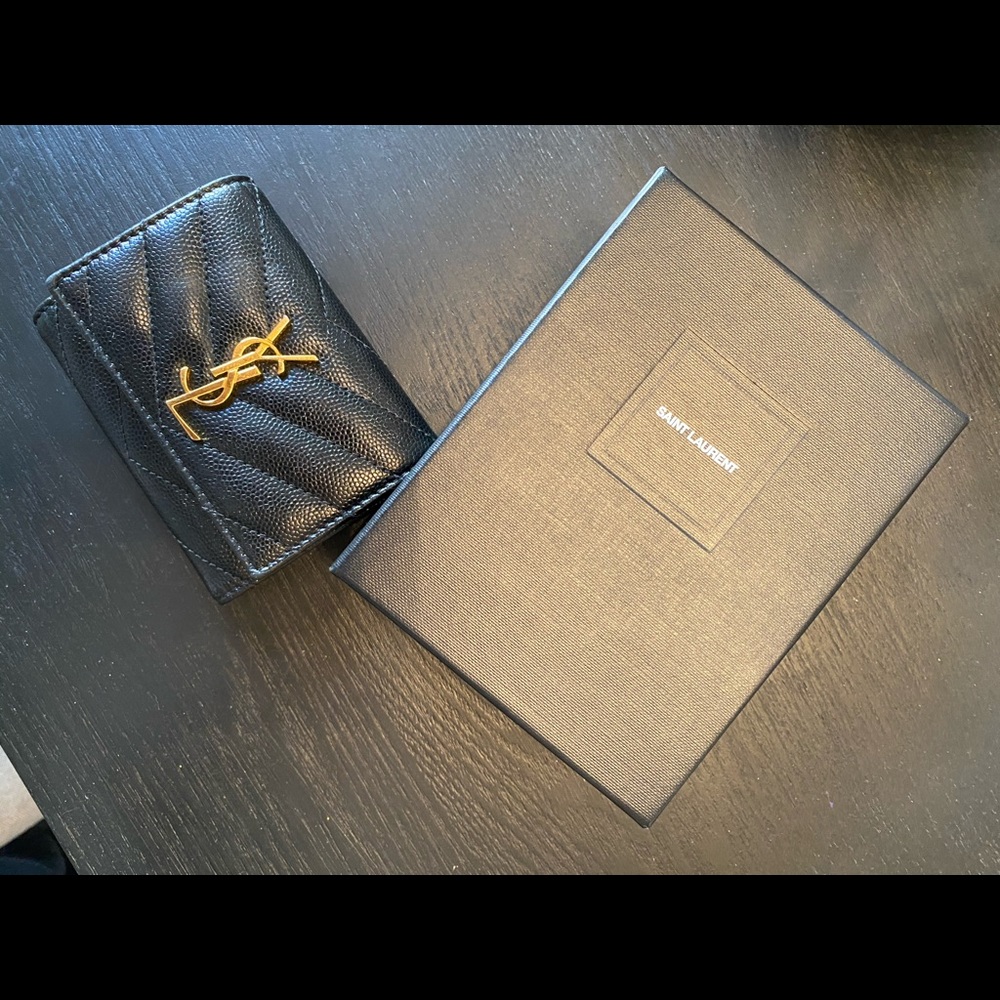 YSL key and card holder